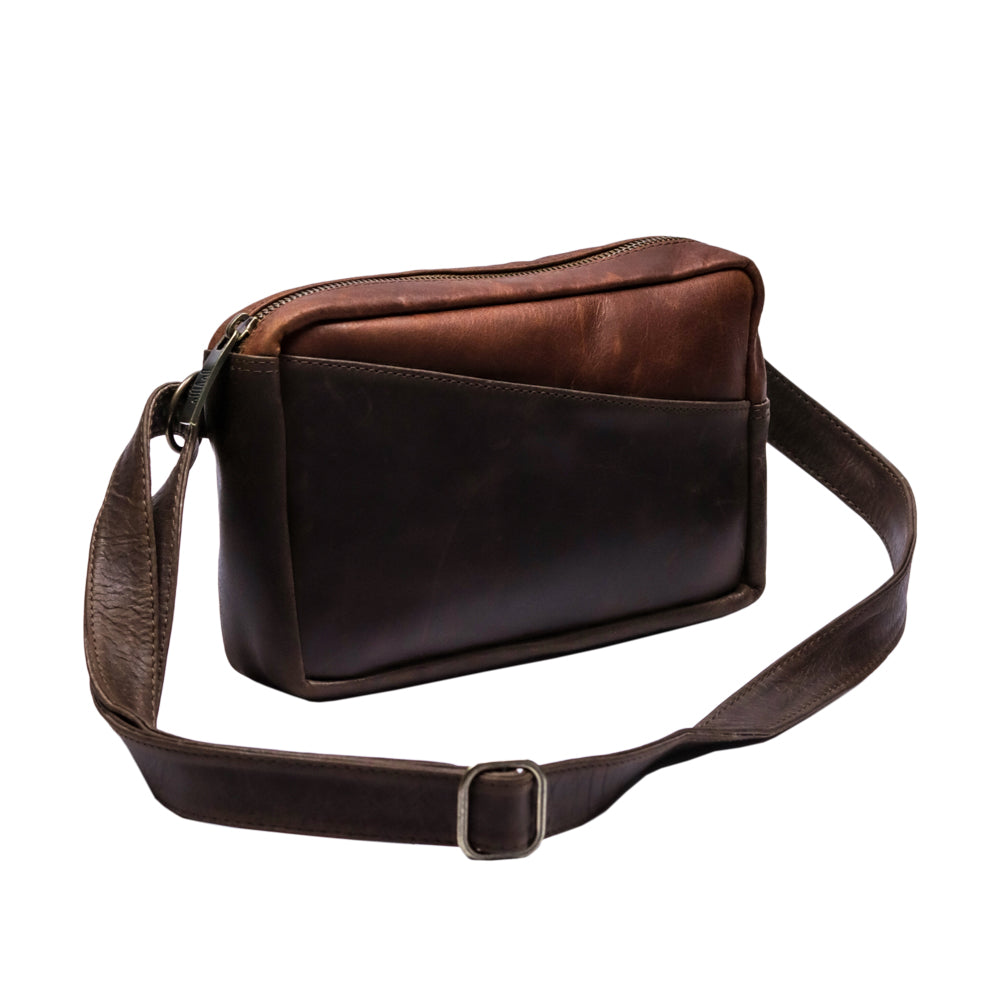 Genova Chest Bag Brown & Tobacco