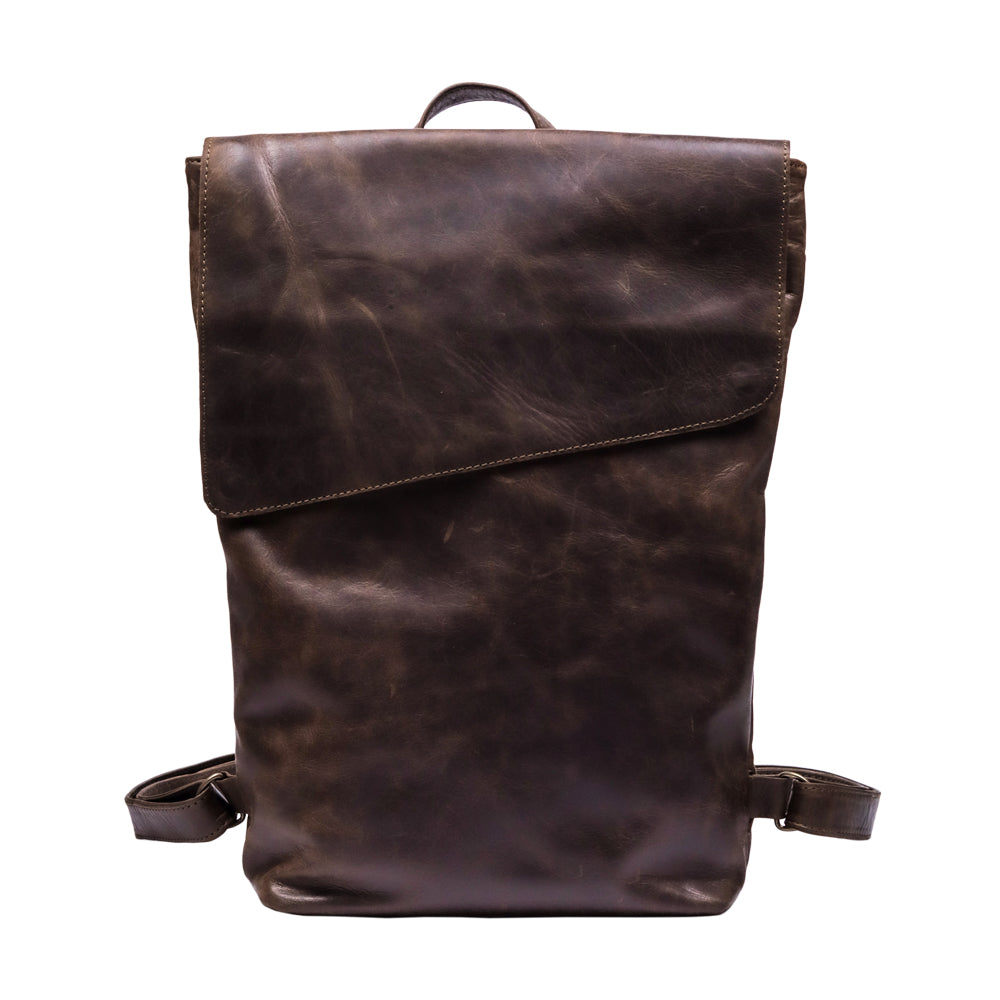 Brown Genuine Leather Backpack – Bovino